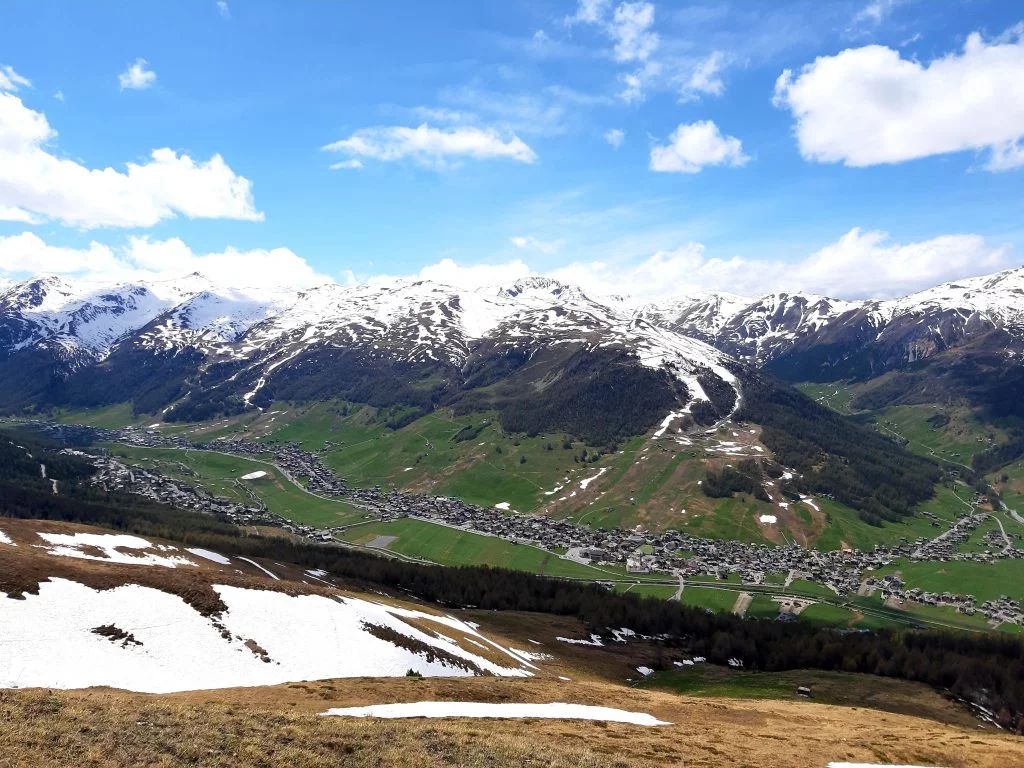 Crap de la Parè: la vista su Livigno