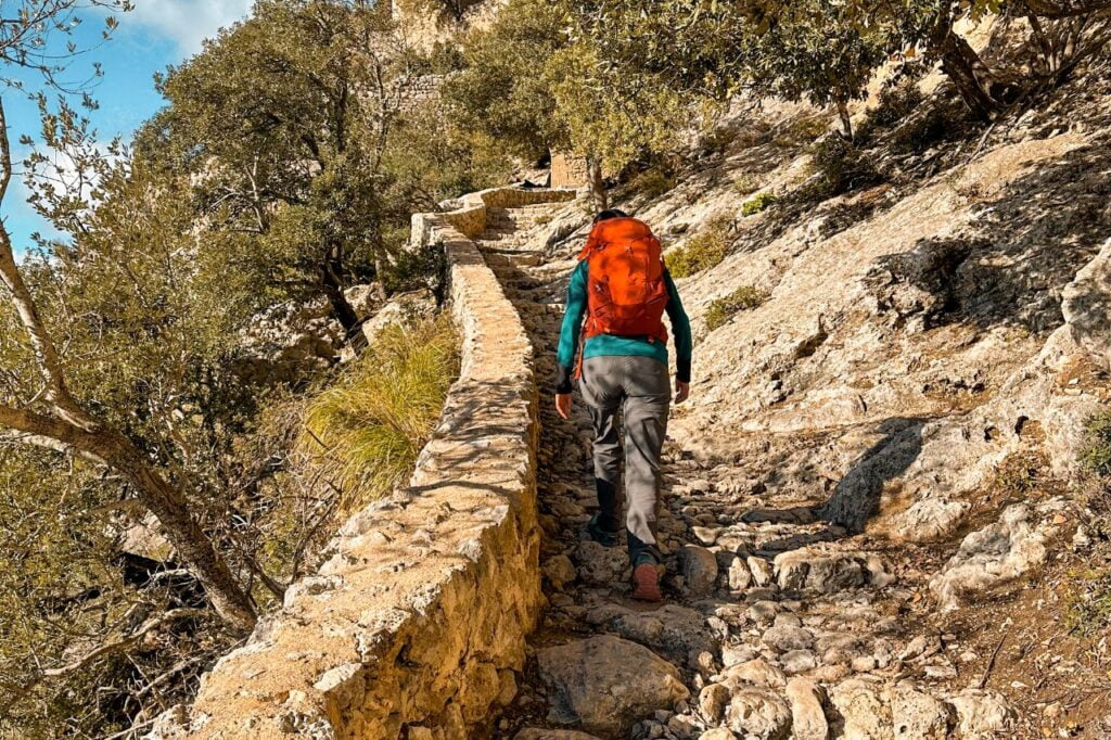 GR221 Camino de la piedra en Sec